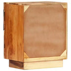 vidaXL Comodino 40x30x50 cm Legno massello di recupero