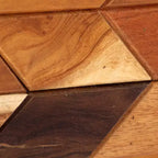 vidaXL Comodino 40x30x50 cm Legno massello di recupero