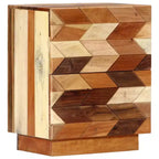 vidaXL Comodino 40x30x50 cm Legno massello di recupero